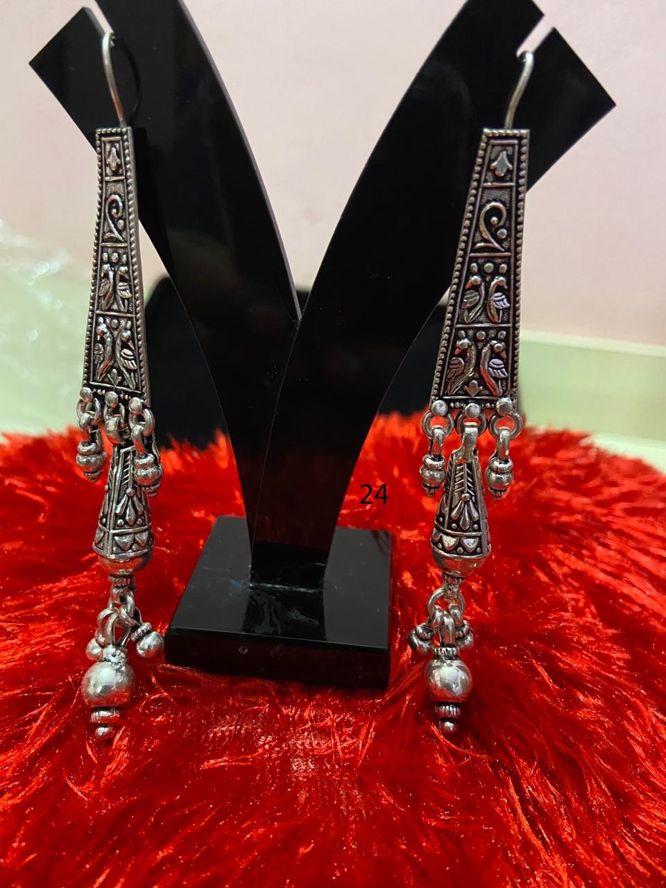 silver women earings